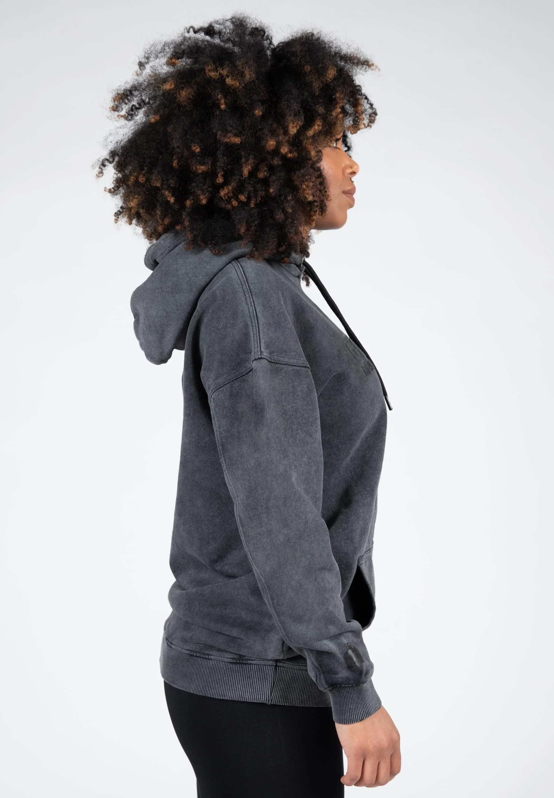 Crowley Women's Oversized Hoodie - Washed Gray [Madhësia: XS]