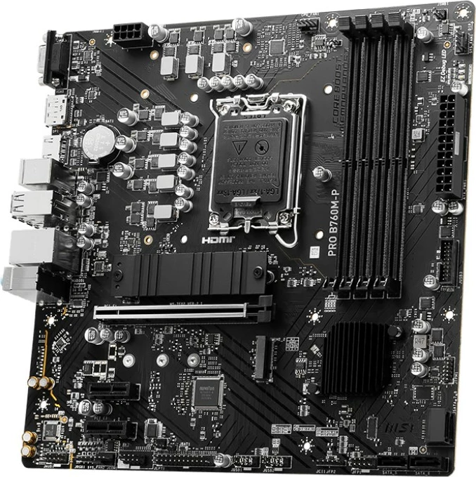 Pllakë amë MSI PRO B760M-P, Intel B760 LGA 1700, micro ATX