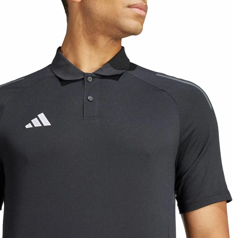 Maicë polo për meshkuj adidas Tiro 24, e zezë
