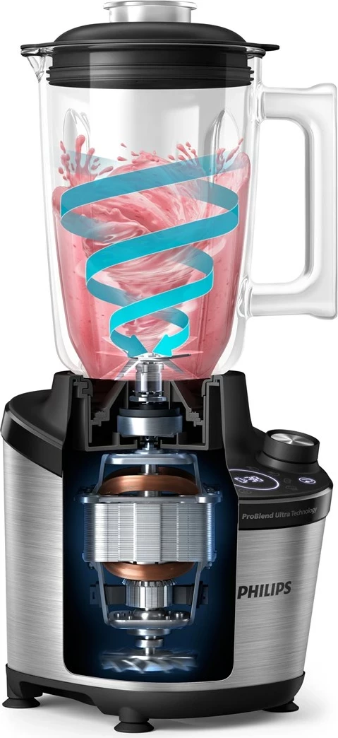 Blender Philips 7000 HR3760/10, 2 L, 1500 W, Inox
