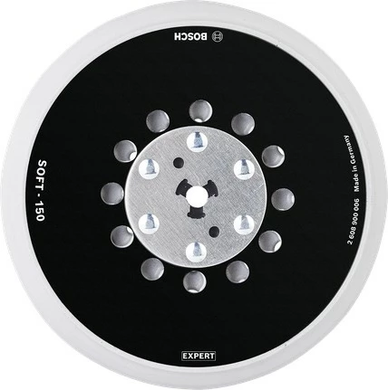 Disk mbështetës për letër zmerile Bosch Expert 2 608 900 006, 15 cm, i zi, argjendtë
