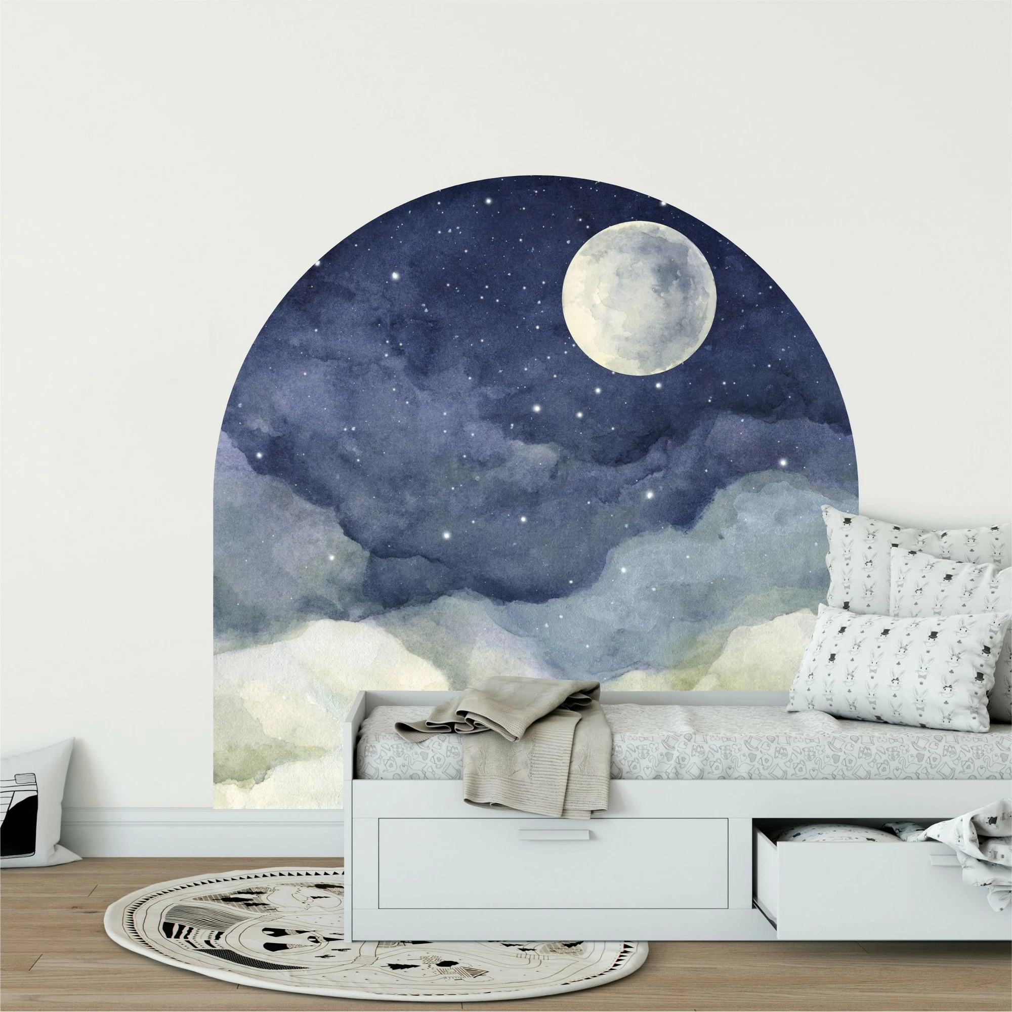 Sticker dekorativ për mur Wallity, MB-00113, shumëngjyrësh, 100x70cm