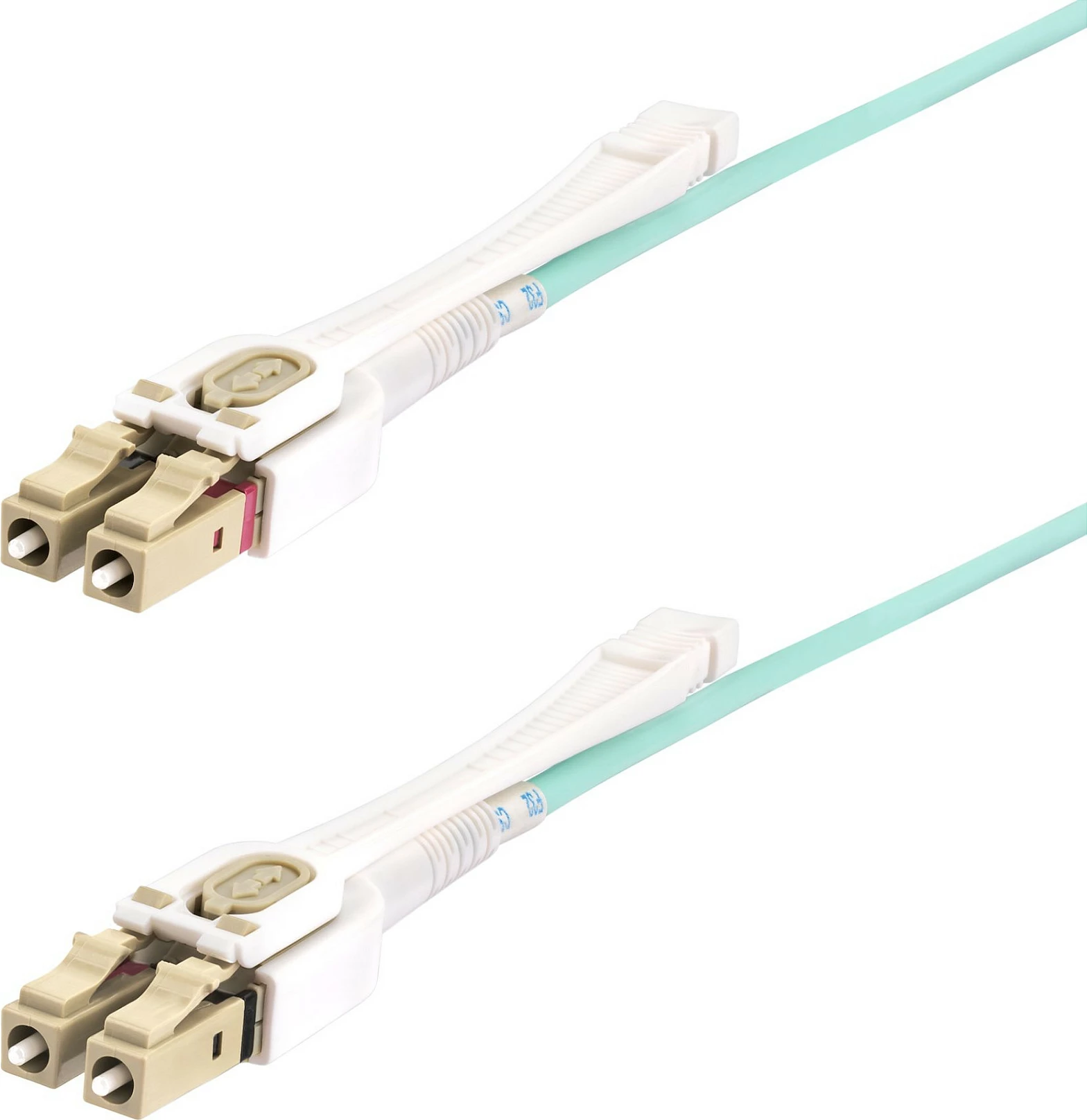 Kabllo fiber optike StarTech 3m LC-LC OM4 100Gbps LSZH, aqua