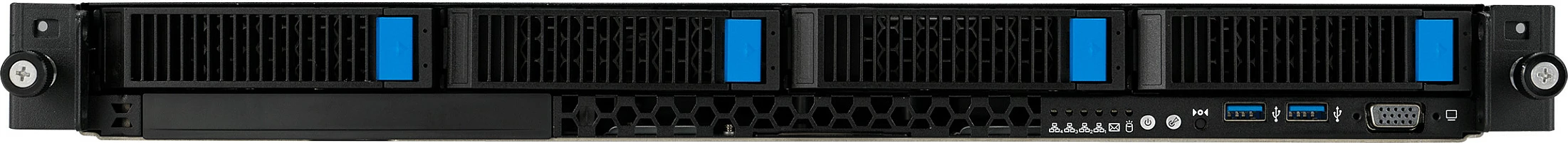 Server rack ASUS RS501A-E12-RS4, 1U, Socket LGA 6096, AMD EPYC 9004/9005, DDR5 deri 3TB, 1600W, i zi/argjendtë