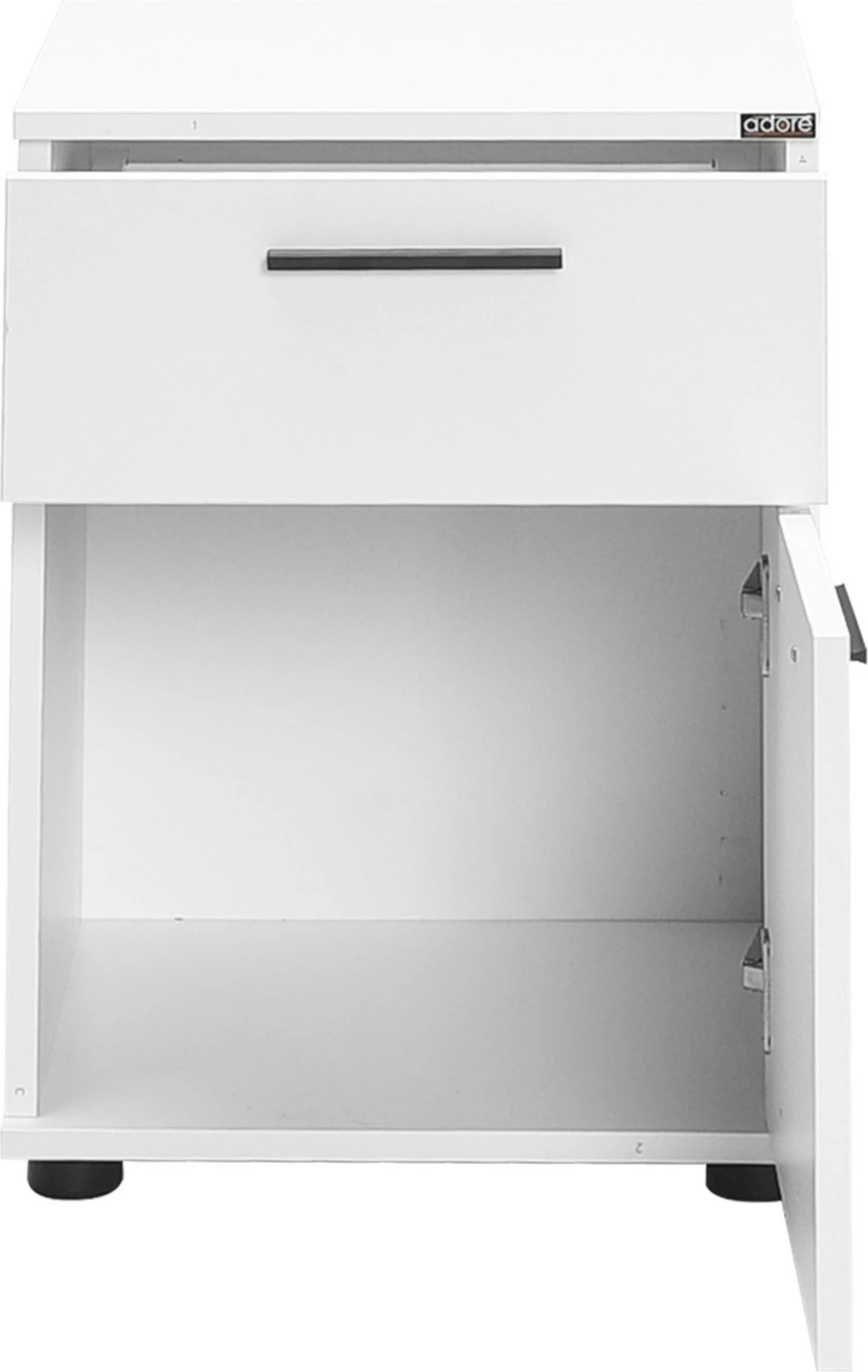 Komodinë natës Hanah Home, Kmd-611-Bb-1, e bardhë