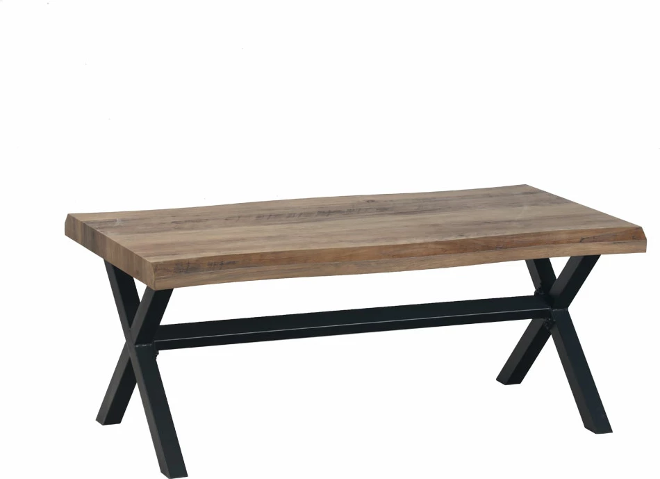 Tavolinë kafeje Brick, ngjyrë arre e zezë, 110x60x45