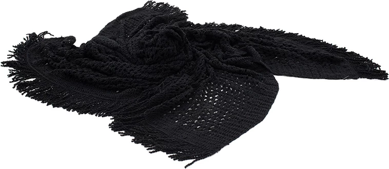 Çati për ditë, makrame e zezë, 4x4m