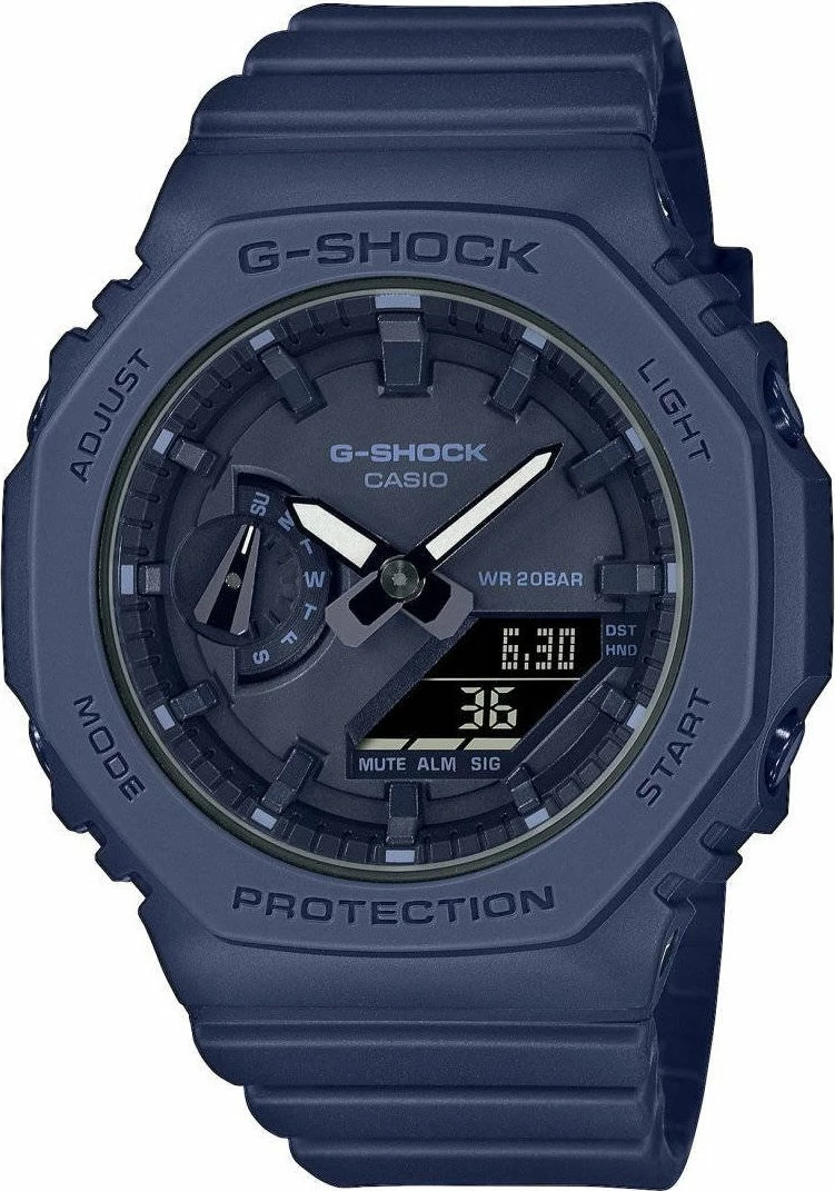 Orë dore Casio G-SHOCK GMA-S2100BA-2A1ER, analog-digital, 200 m rezistencë uji, navy blue
