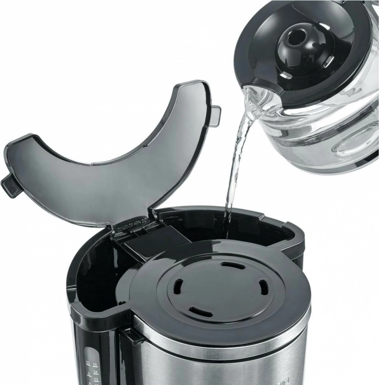 Aparat kafeje Severin KA 4823, 1250 ml, ngjyrë argjendi-e zezë