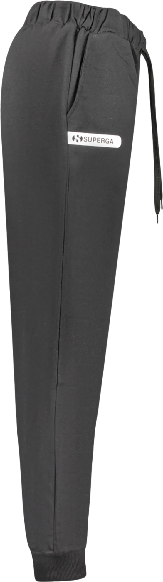 Pantallona sportive për meshkuj SUPERGA, të zeza