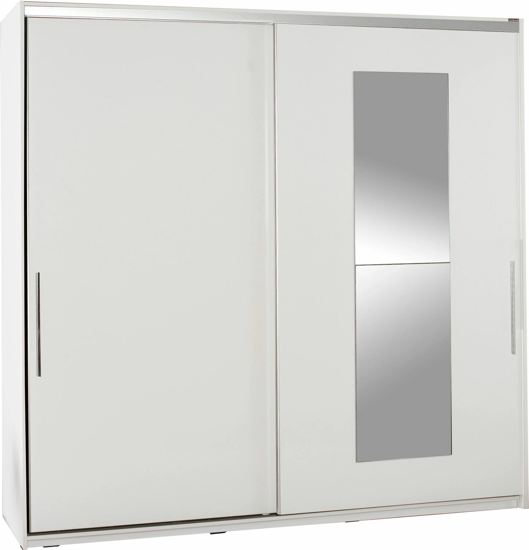 Dollap Hanah Home, Swd-720-Bb-3, ngjyrë e bardhë, me derë pasqyre, 210x207x60cm