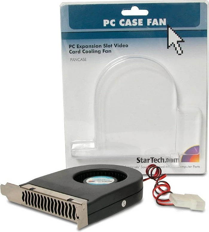 Ventilator ftohës StarTech PCI, 2200 RPM, LP4, i zi