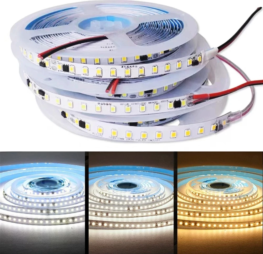 Shirit LED 220V 2835 – 120 LED/m, 10W/m