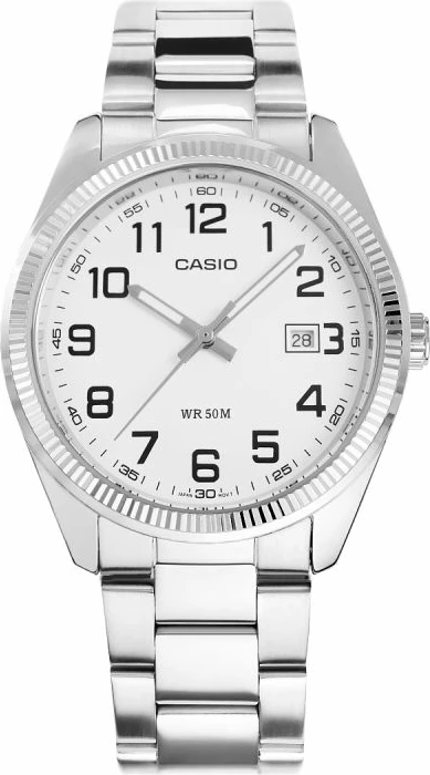 Orë dore për meshkuj Casio, argjend