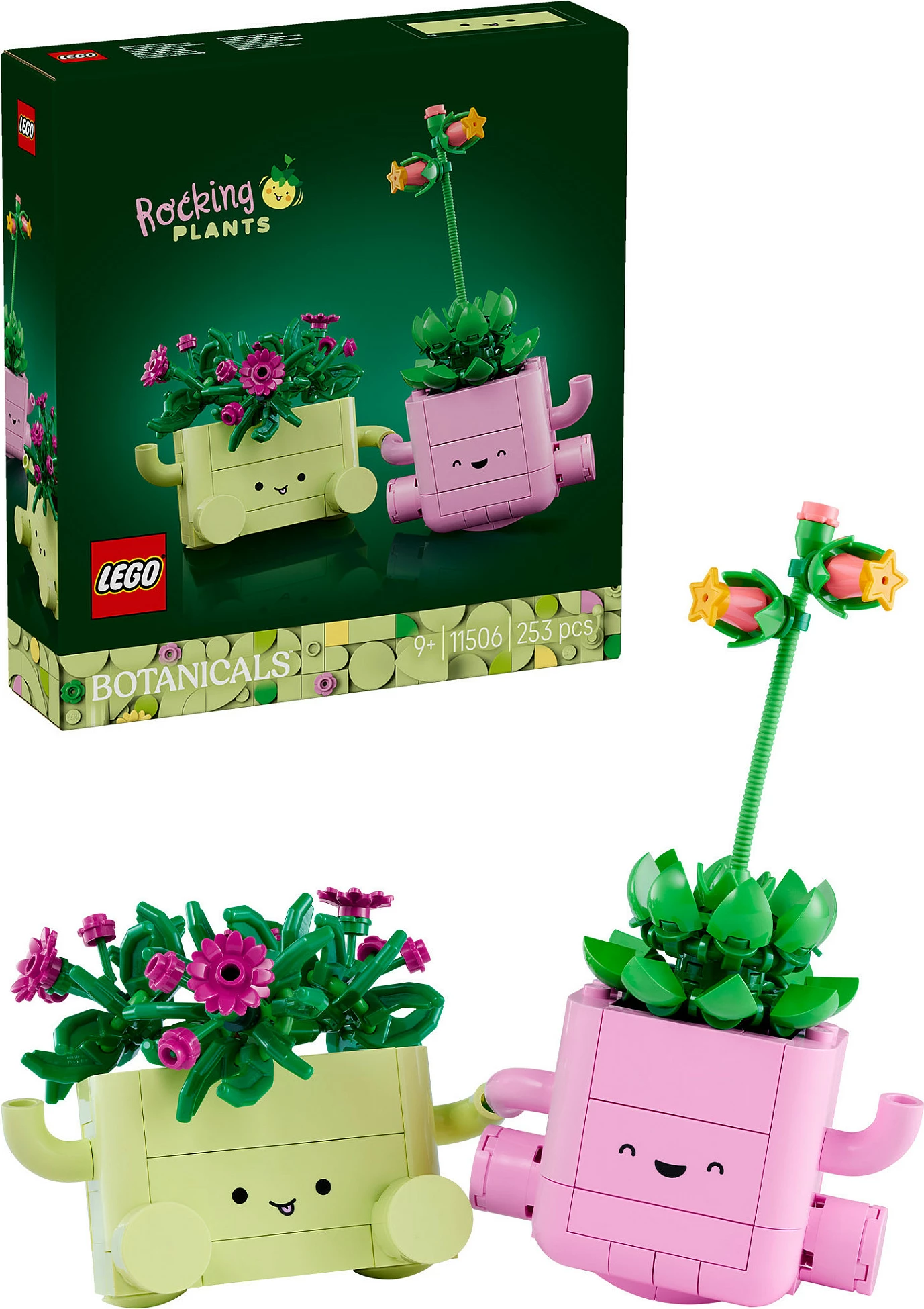 Set LEGO Botanicals Rocking Plants 11506, 253 copë, multikolor