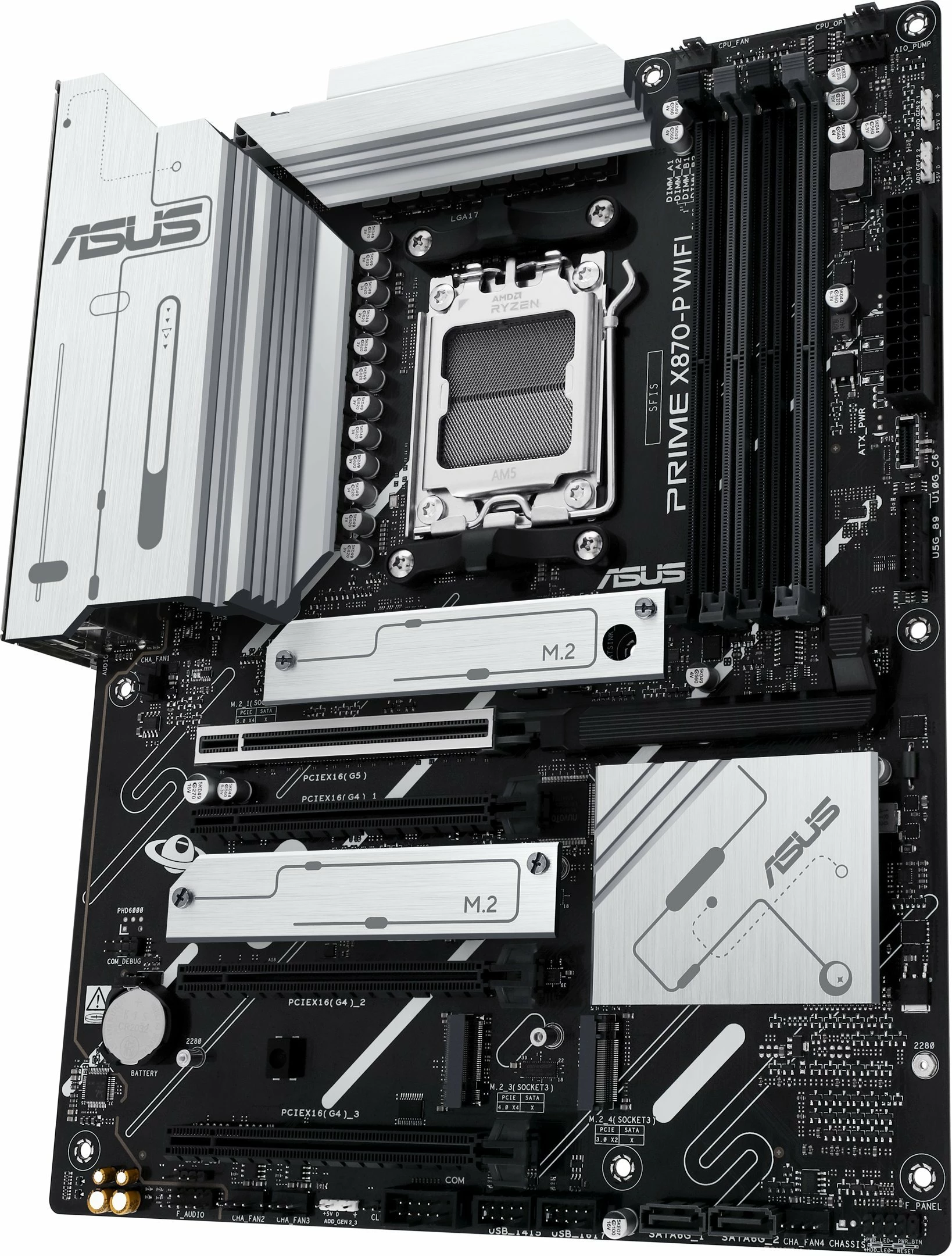 Pllakë amë Asus PRIME X870-P WIFI, ATX, AM5, DDR5, Wi‑Fi 7, Bluetooth 5.4