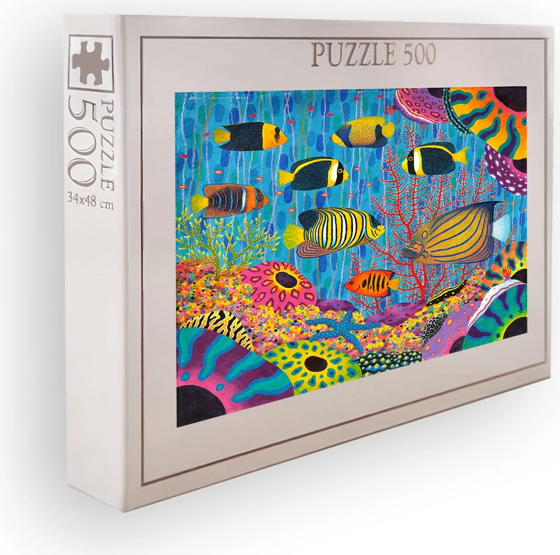 Puzzle 500 copa, shumëngjyrësh, Evila Originals, PZL_0141_500