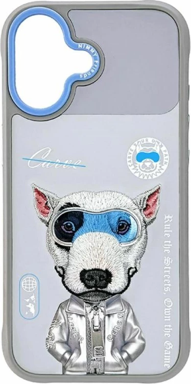 Kapak telefoni Nimmy Cool&Cute 2.0 për iPhone 17, gri