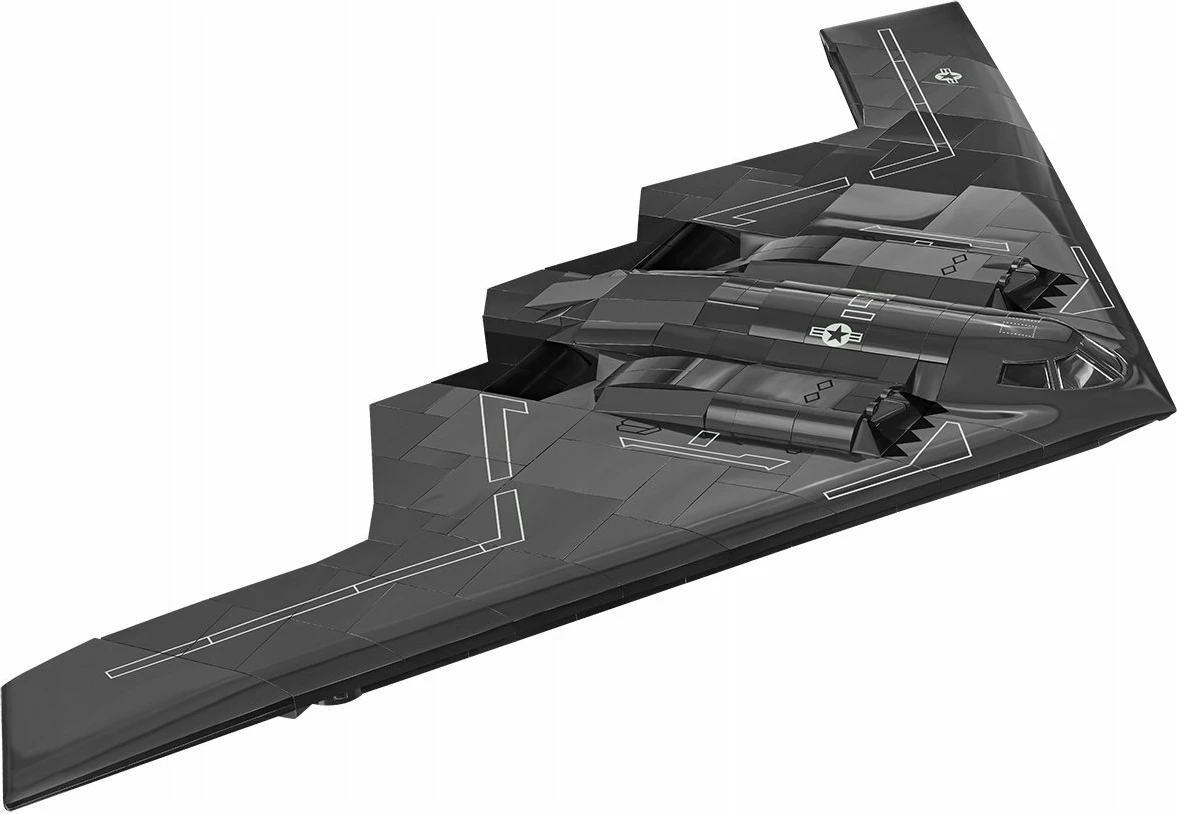 Set konstruktimi Cobi Northrop Grumman B-2 Spirit 1109 copë, shkallë 1:100, i zi