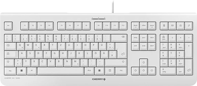 Tastierë Cherry KC 1000, QWERTZ, USB, Gri