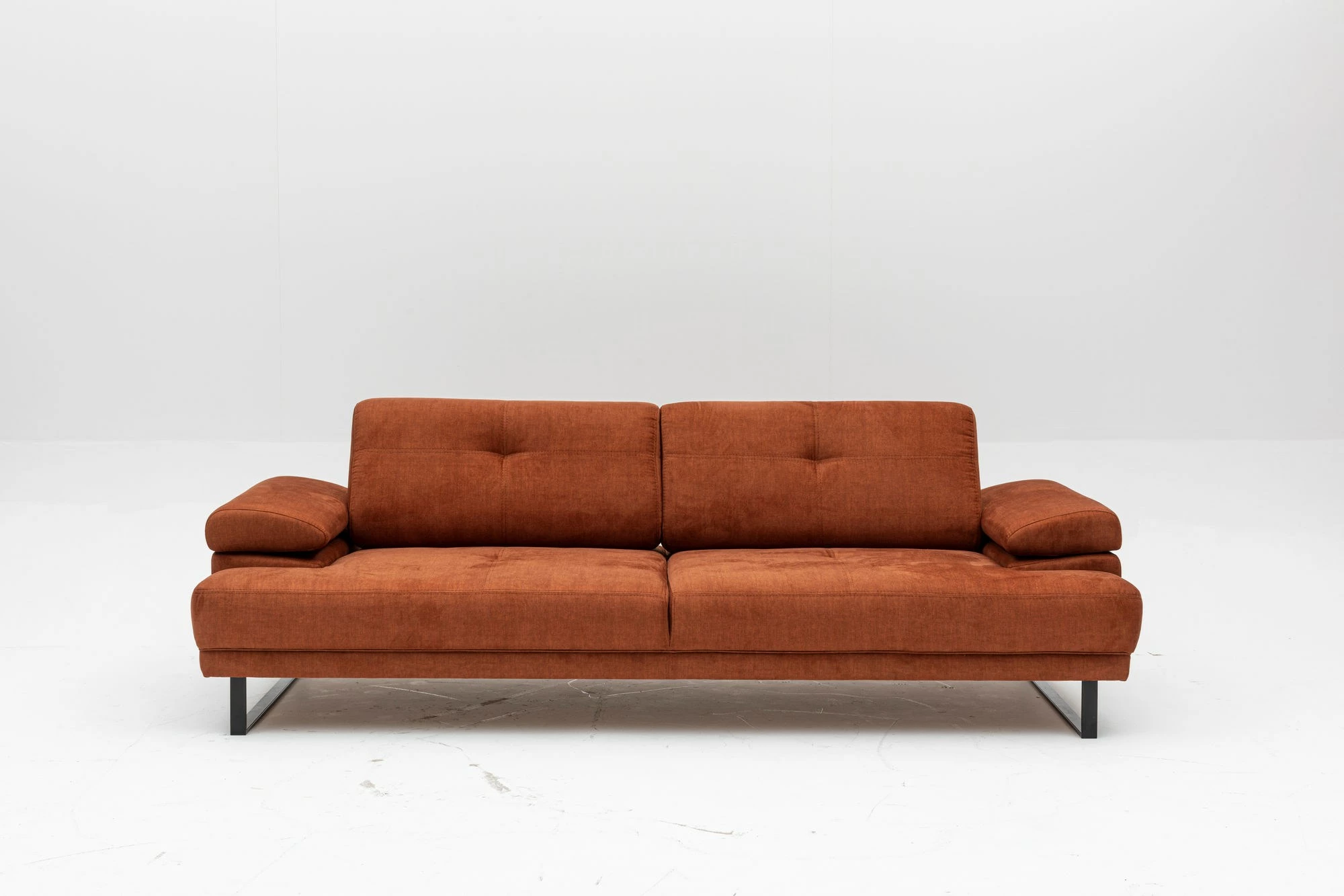 Divan-krevat 3 vendësh, ngjyrë portokalli, Atelier del Sofa, Mustang
