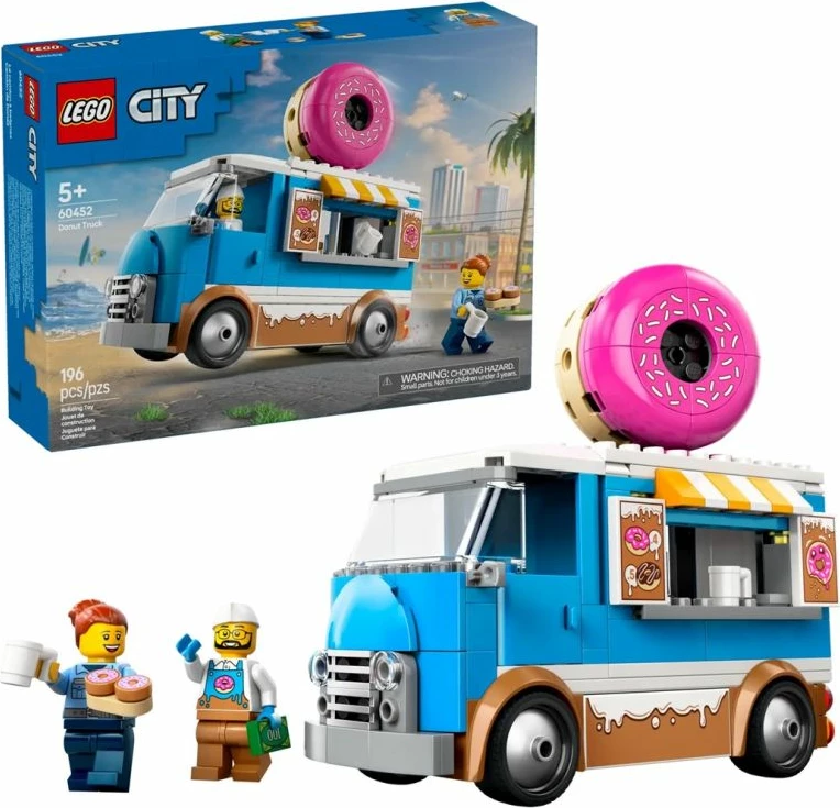 Set lodrash Lego City për fëmijë, Mobile Donut Shop