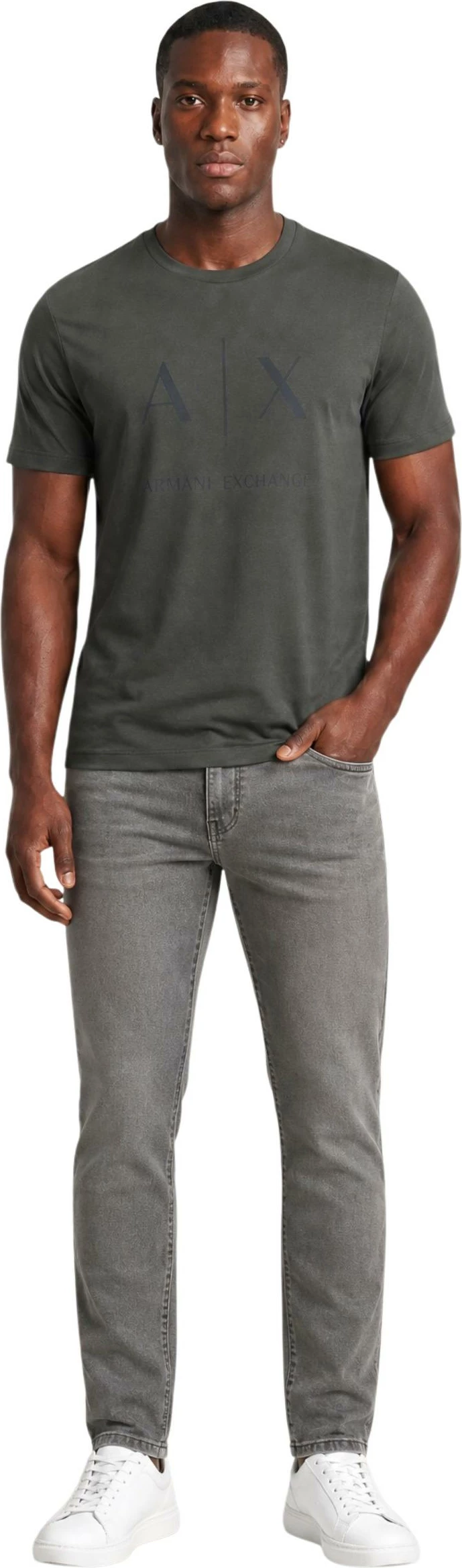 Xhinse slim-fit për meshkuj Armani Exchange XM000070 AF27185, bezhë [Madhësia: W32 L32]