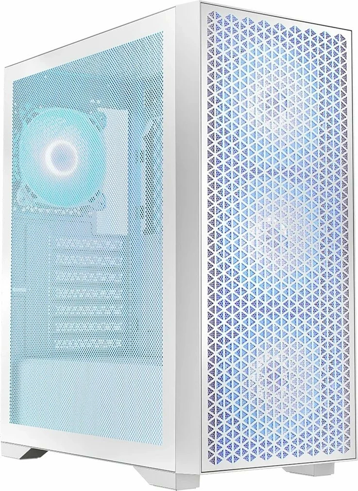 Kasë Logic Concept Dart Pro ARGB (AT-DART-PRO-ARGB-20) Midi Tower ATX/mATX, 4x120mm ARGB, USB-C, pa PSU, e bardhë