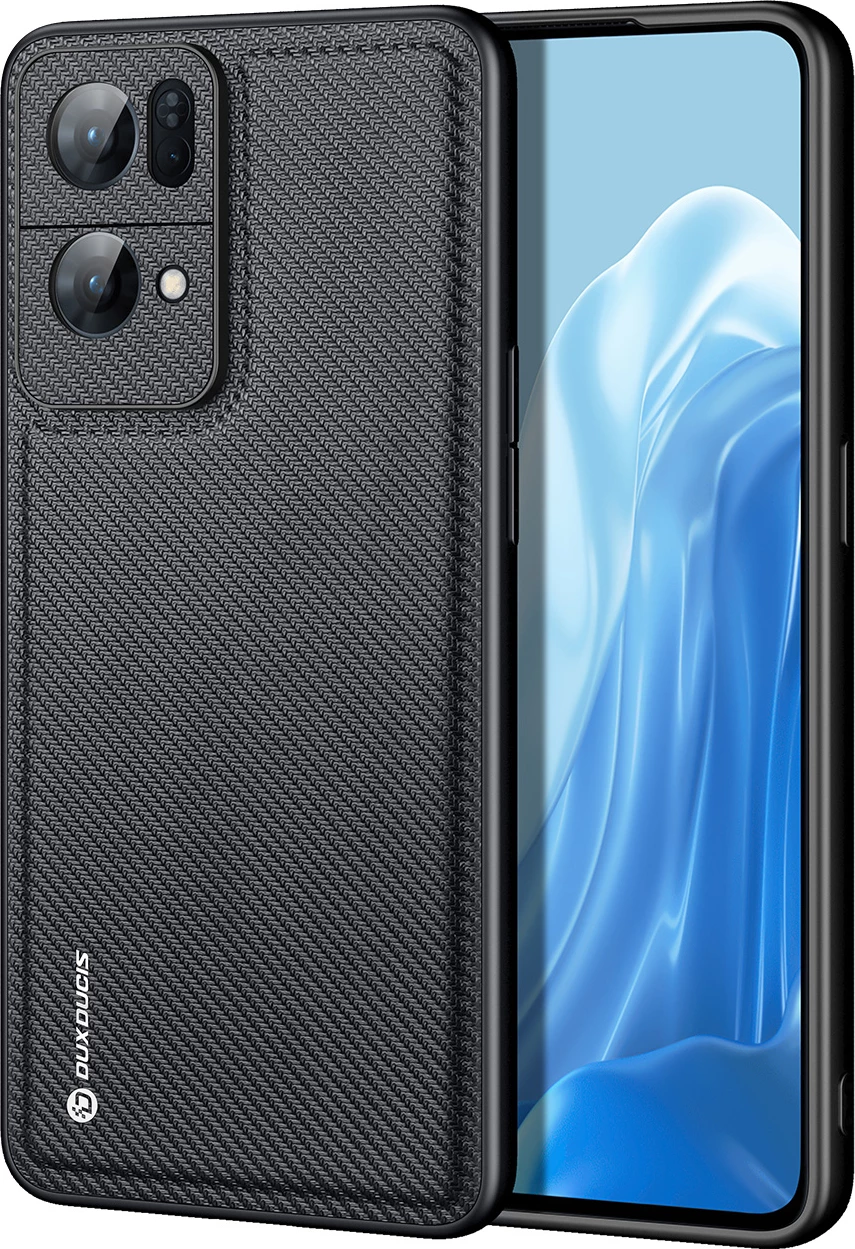 Mbështjellës Dux Ducis Fino për Oppo Reno 7 Pro 5G, najlon, i zi