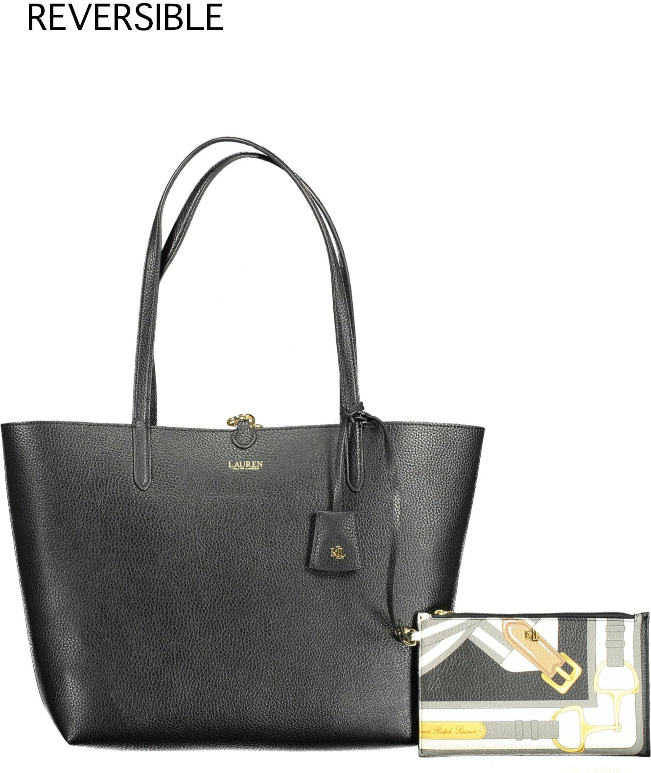 Çantë për femra RALPH LAUREN, e zezë