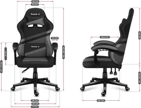 Karrige Gaming HUZARO HZ-FORCE 4.4, hiri