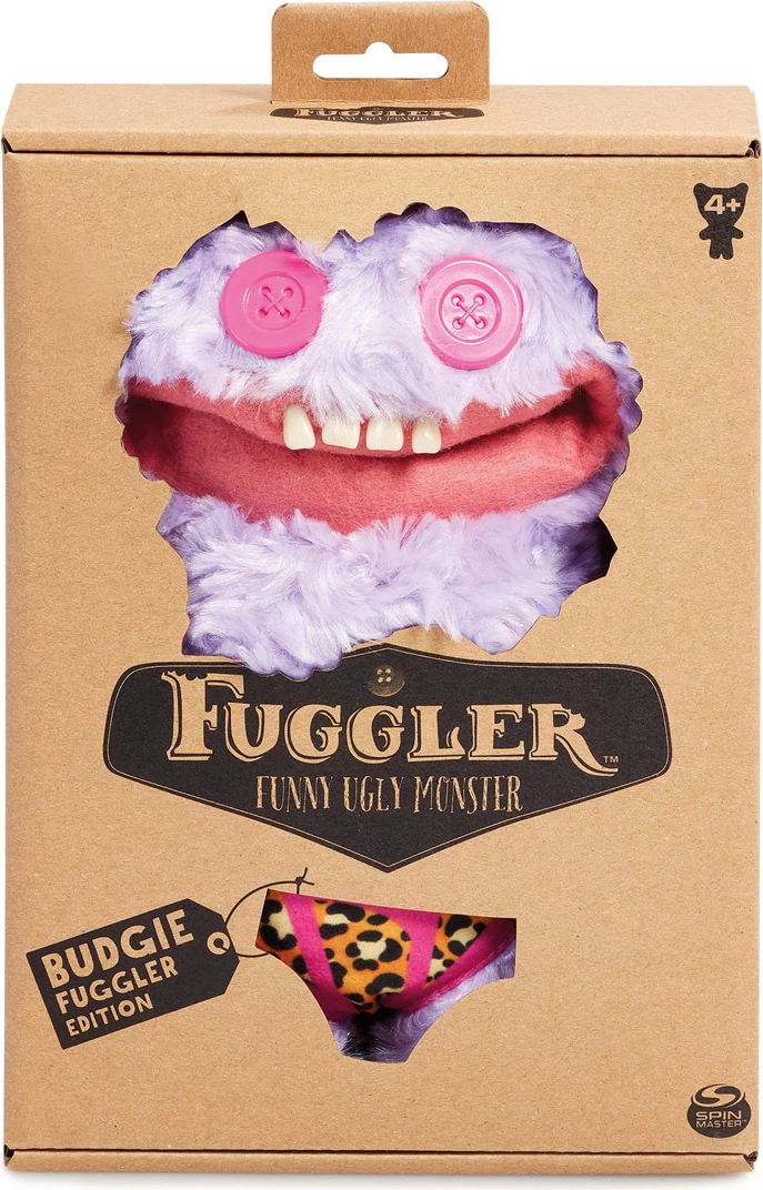 Lodër Fuggler - Budgie Fuggler Grin Grin (Purple) Soft Toy