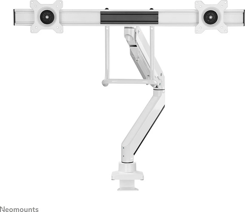 Mbajtëse tavoline për 2 monitorë Neomounts NM-D775DXWHITE, deri 32", VESA 75x75/100x100, e bardhë