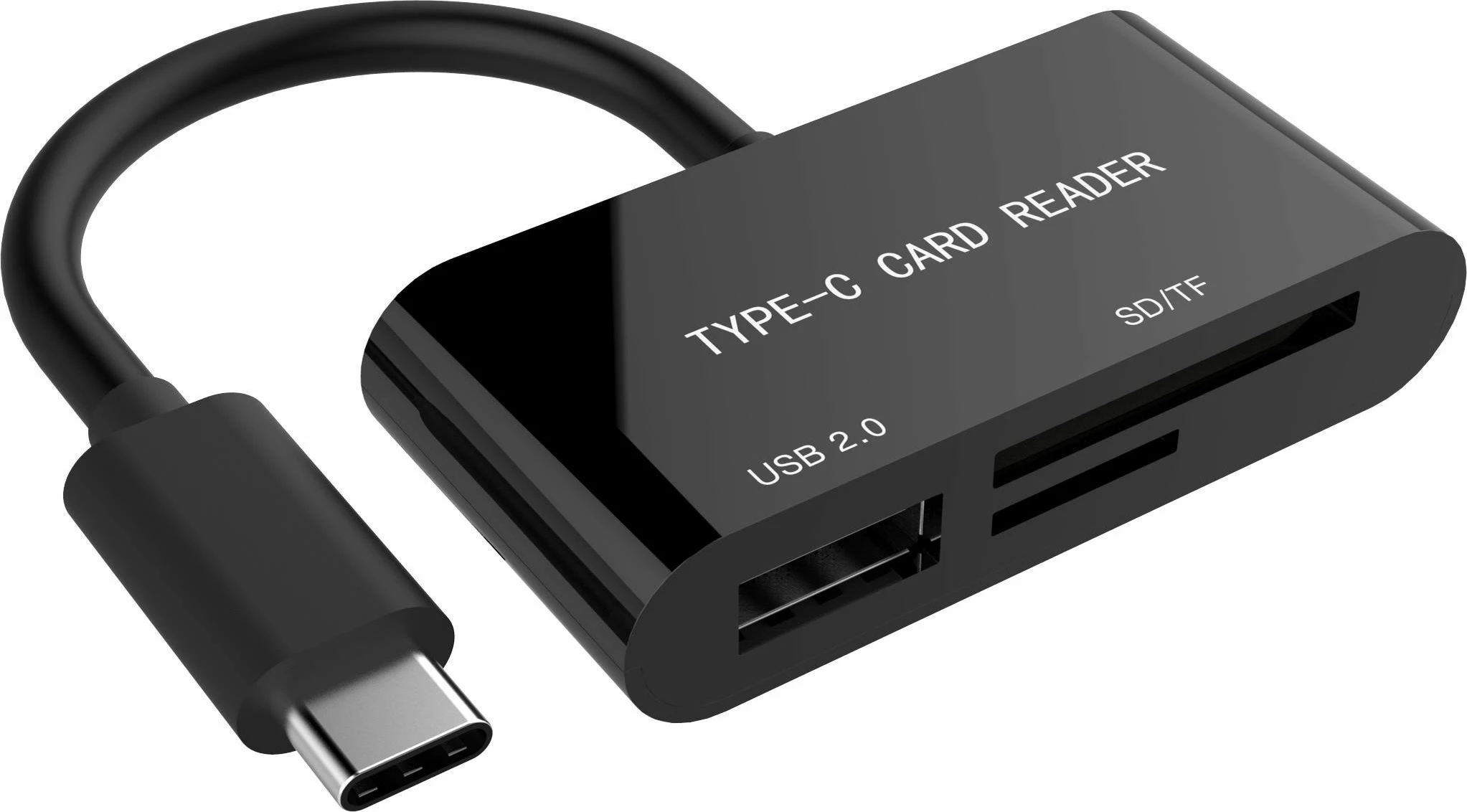 Lexues kartelash USB-C Gembird UHB-CR3-02, SD/microSD + portë USB, i zi