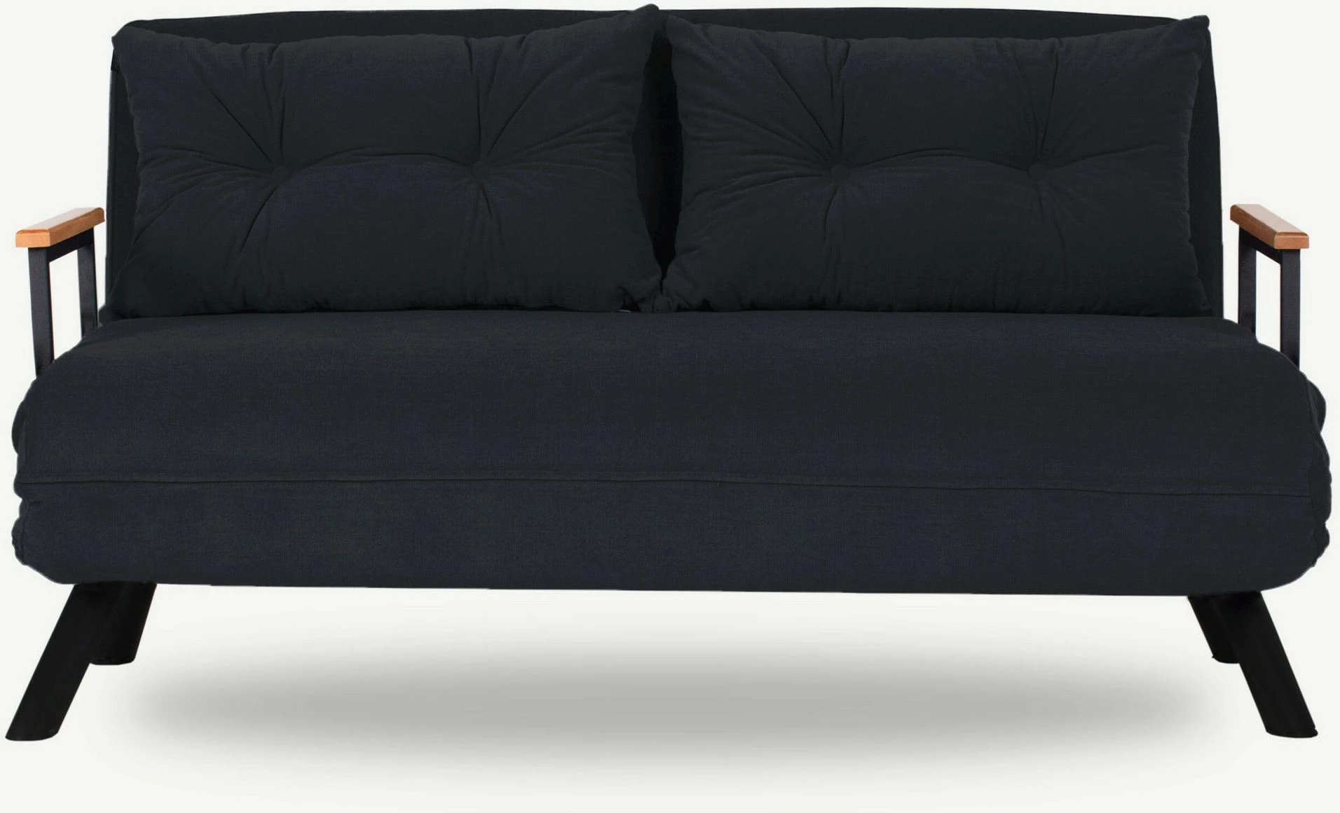 Divan-krevat dy ulëse, ngjyrë e zezë, Sando, Atelier del Sofa
