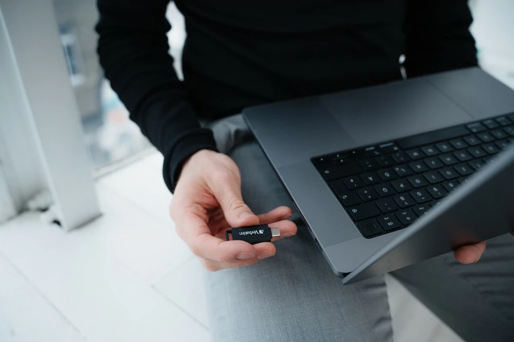 USB Verbatim Store 'n' Go 128GB, USB Type-C, 3.2 Gen 1, e zezë