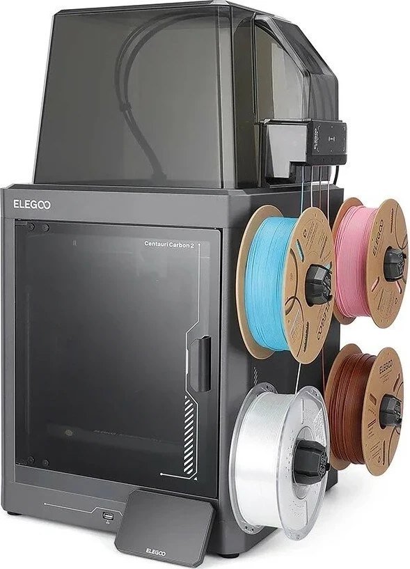 Printer 3D ELEGOO Centauri Carbon 2 Combo, Wi-Fi, ekran me prekje, filamente të ndryshme