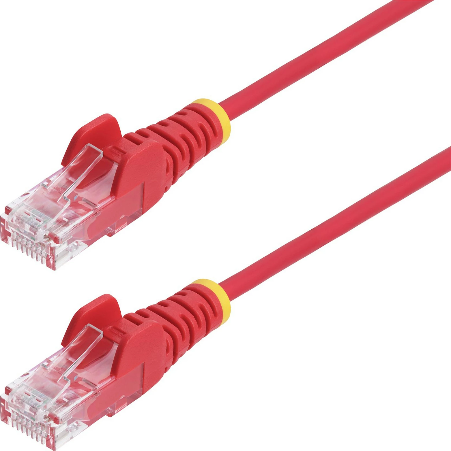 Kabllo rrjeti Ethernet StarTech Cat6 Slim 0.5m, RJ45, PoE 100W, e kuqe