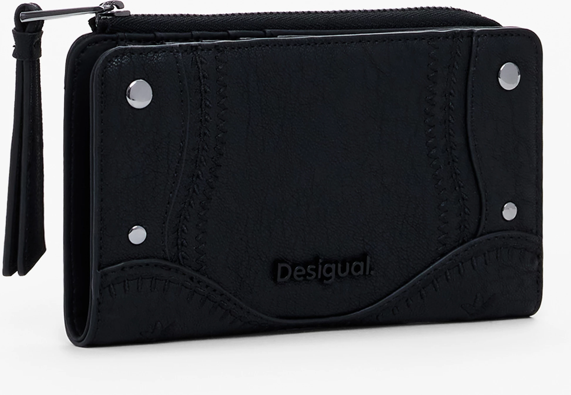 Portofol për femra DESIGUAL EMBRO PATCH EMMA, i zi