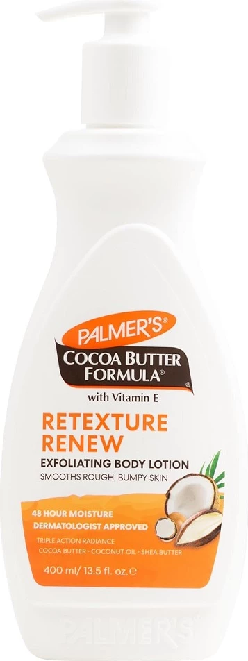 Balsam trupi PALMER'S Retexture Renew Exfoliating Body Lotion Peeling, 400ml