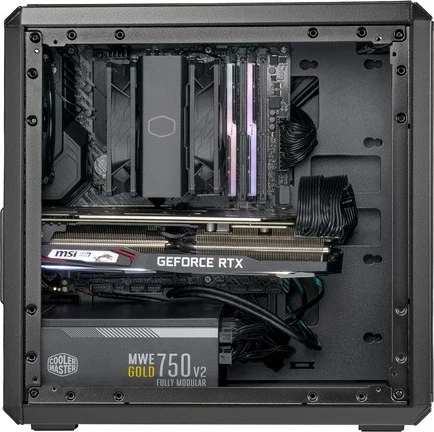 Kasë Cooler Master MasterBox Q300L V2, MATX Mini Tower, e zezë
