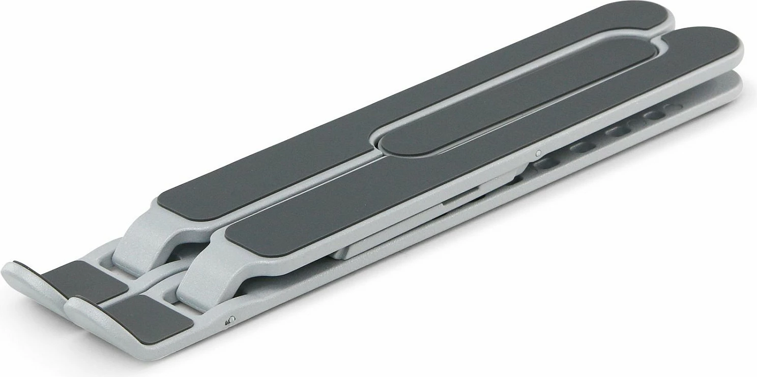 Mbajtëse portabile laptopi Dicota, 7 pozicione, alumini/silikon, e zezë/argjendtë