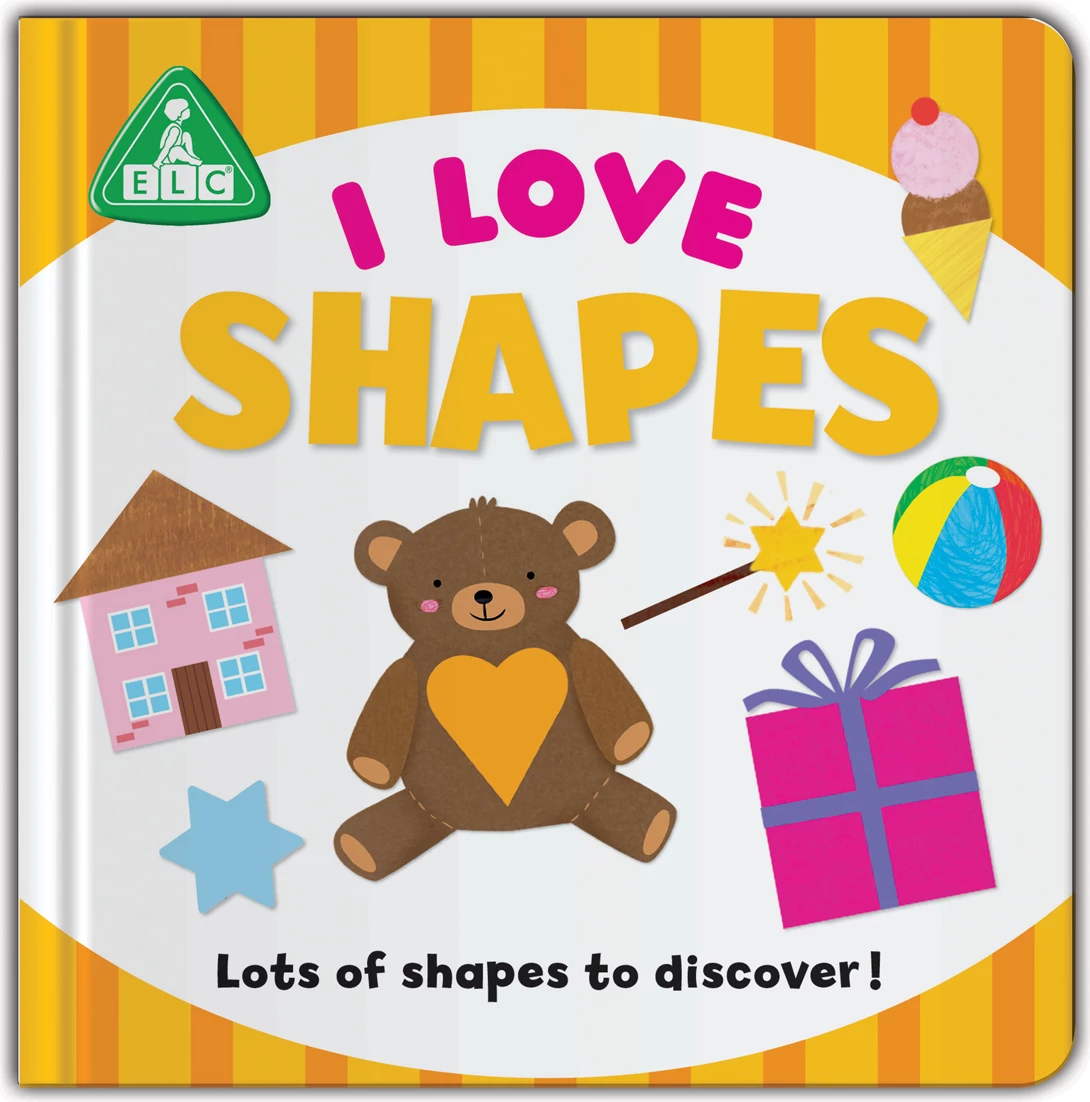 Libër tabela të qendrës së mësimit të hershëm I Love Shapes