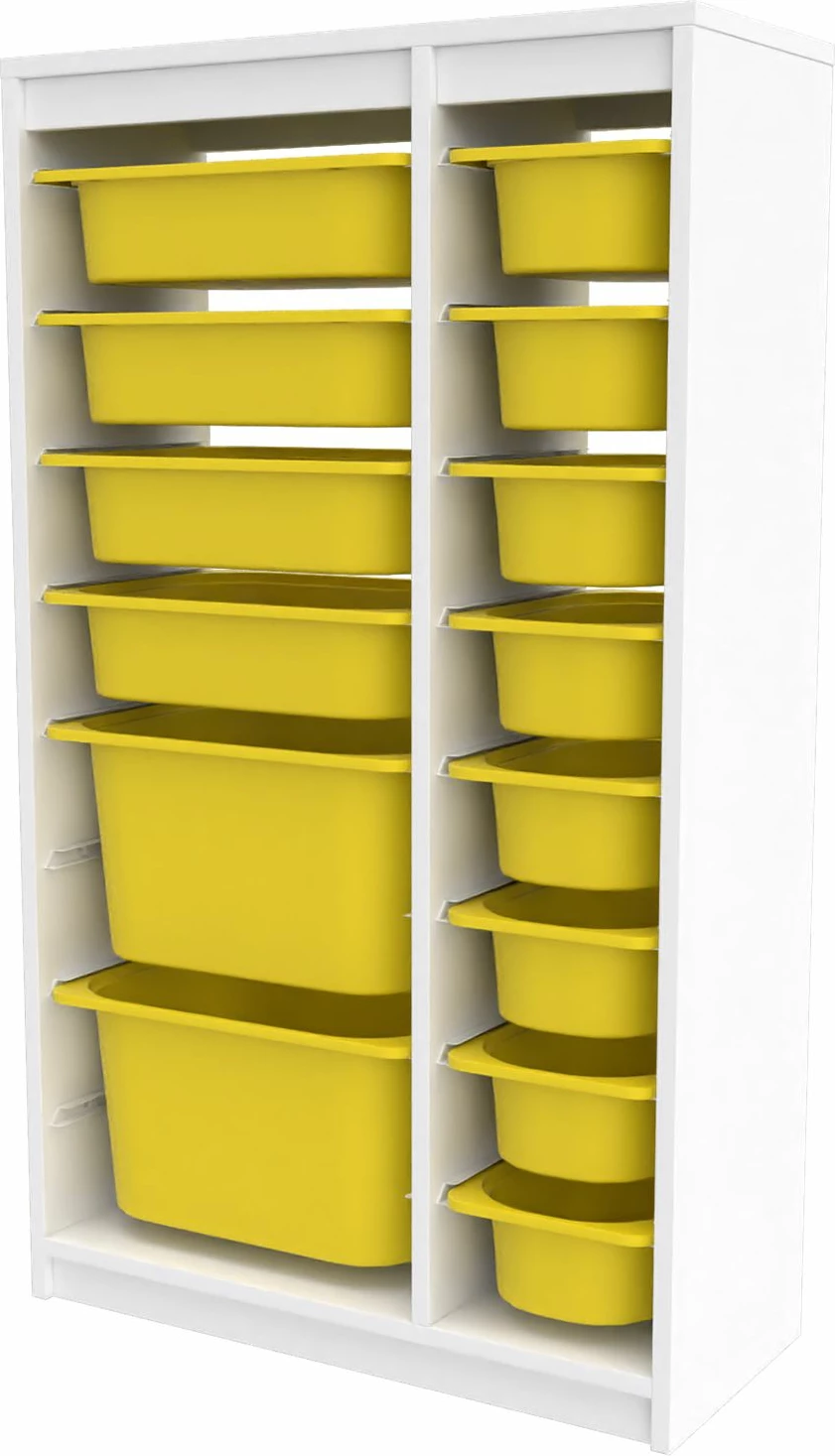 Dollap multifunksional, i bardhë dhe i verdhë, Hanah Home Montana Xs 2D4N8U