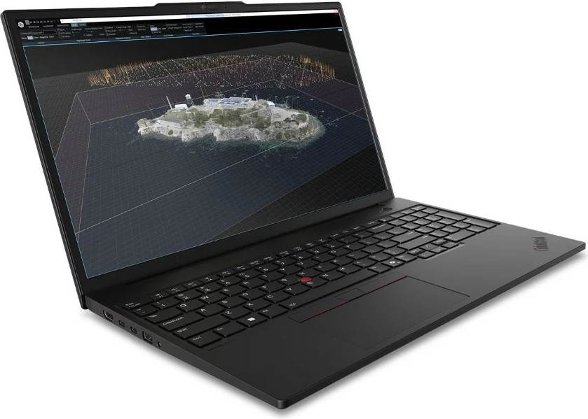 Kompjuter portativ Lenovo ThinkPad P16s Gen 4 21QV000NPB Intel Core Ultra 7 265H, 32GB RAM Memorje, 1TB SSD, NVIDIA RTX Pro 500 6GB, 16.0" WQUXGA OLED, Windows 11 Pro, vPro, e zezë