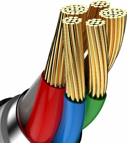 Kabllo USB-C në USB-C Baseus Cafule CATKLF-HG1 (SB4818) 2 m QC 3.0/PD 3A, e zezë