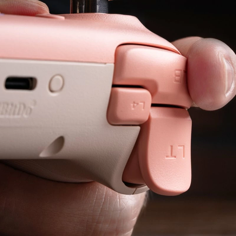 Kontroller lojërash 8BitDo Ultimate 2C RET00471, wireless Bluetooth/2.4GHz, Hall Effect, USB-C, mint
