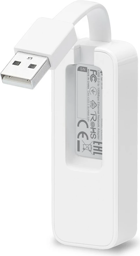 Përshtatës rrjeti TP-Link UE200 Ethernet 100 Mbit/s, i bardhë