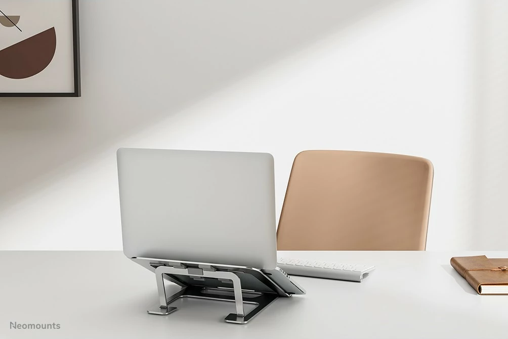 Mbajtës laptopi Newstar NSLS085SILVER, alumini, 10-17 inç, argjendtë