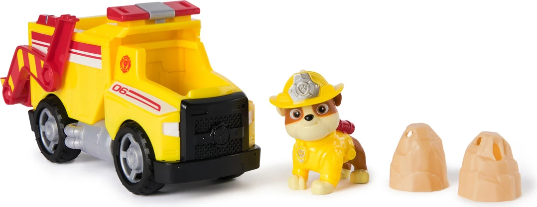 Paw Patrol Rubble – Kamion Ndërtimi (Dump Truck) për Shpëtim nga Zjarri